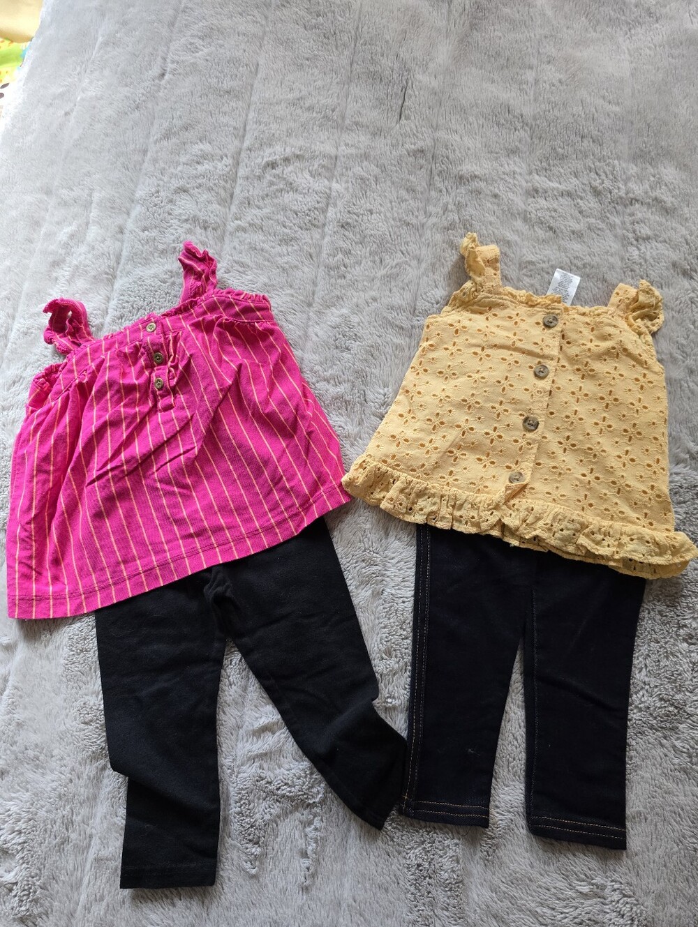 Pink Striped Tank Top - Kids Sleeveless Shirt